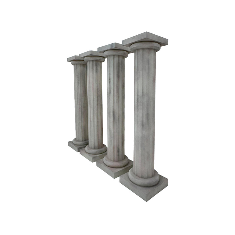P-PK171-PW type 1 roman column set