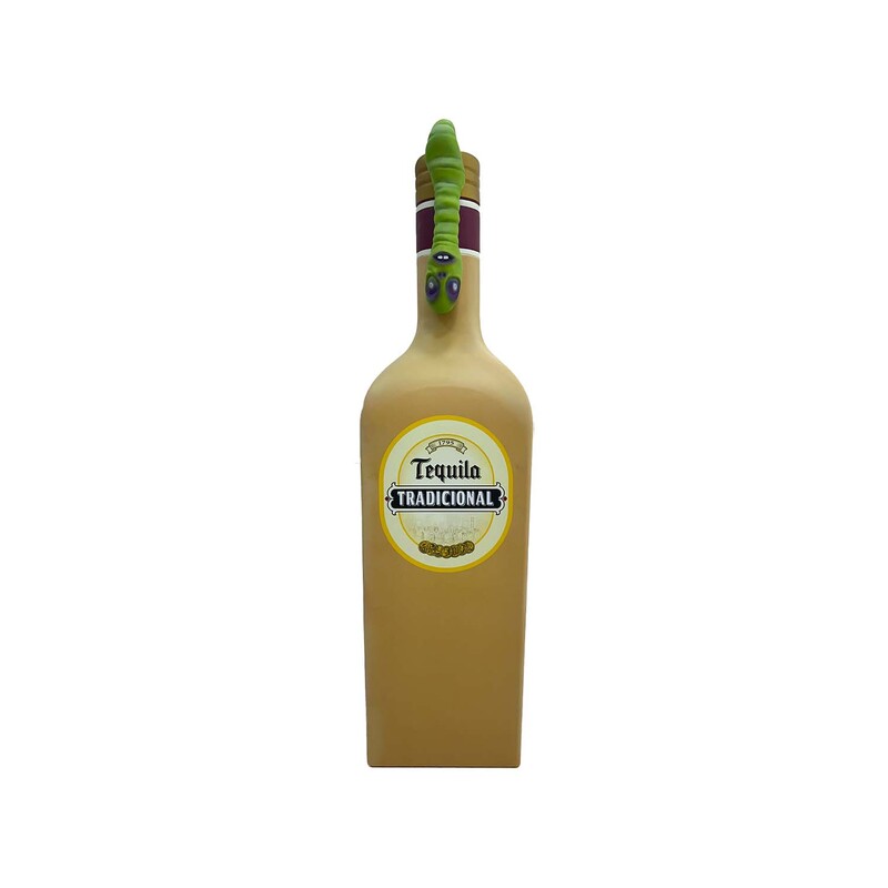 P-PK185-MC Giant Tequila Bottle with worm - 245cm - Multicolour 