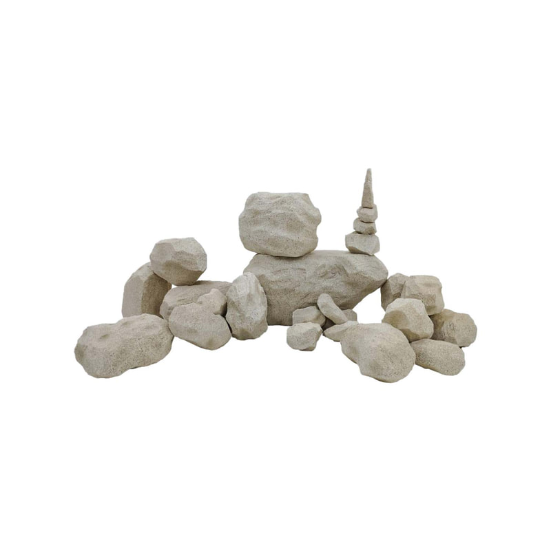 P-PK805-BE Rock set in beige