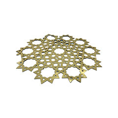 Isaac Table Mat - 38cm - Gold ​P-PM101-GD