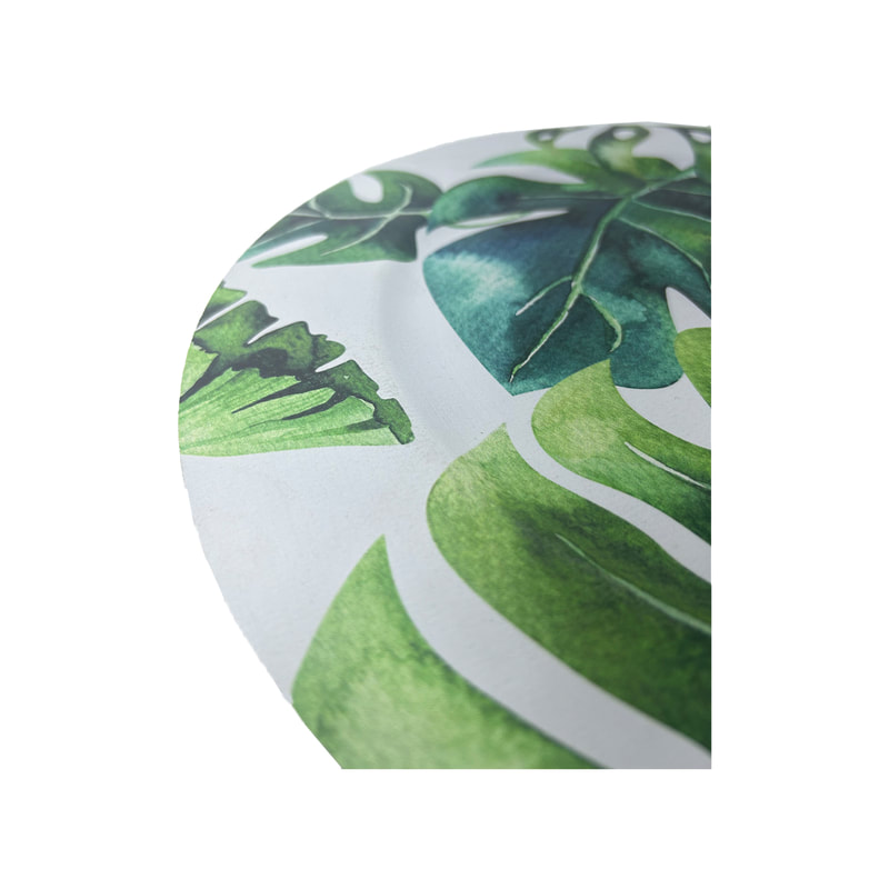 P-PM102-WG 33cm Jungle botanical print placemat