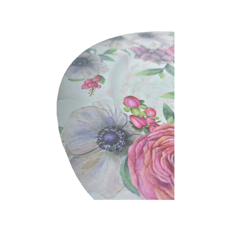 P-PM103-PW 33cm Garden floral print placemat