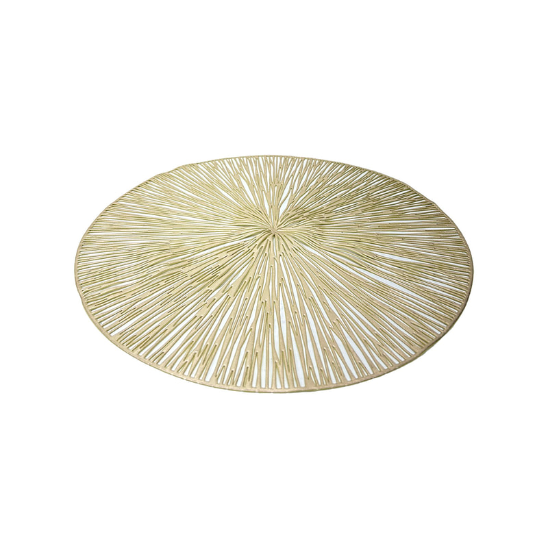 P-PM105-GD 38cm Abby gold details placemat