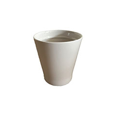 Peta Plant pot - 9cm dia - White P-PT104-WH