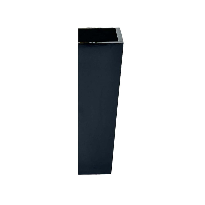 P-PT115-BL 65cm dia Singapore black v-shape size plant pot