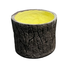 Faux Log Pot - 45cm dia. ​ ​P-PT136-BR