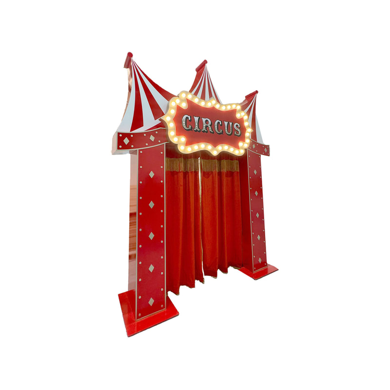P-PY102-MC 280cm Circus theme light-up back drop