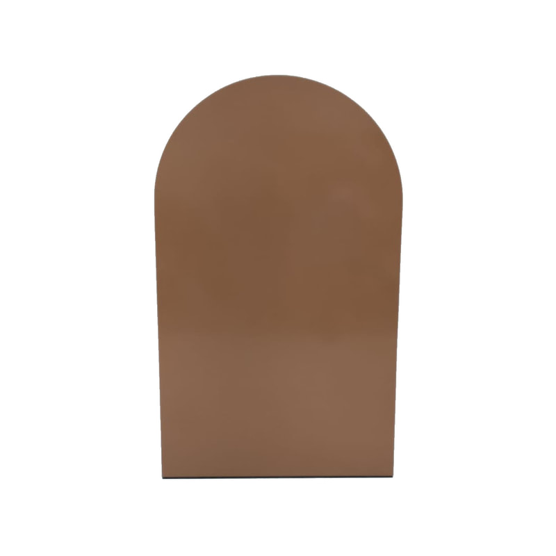 P-PZ101-LT 200cm high Type 1 light tan wall panel with full curve
