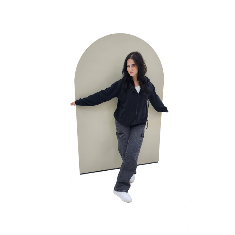 P-PZ103-BE 180cm high Type 3 dark beige wall panel with full curve