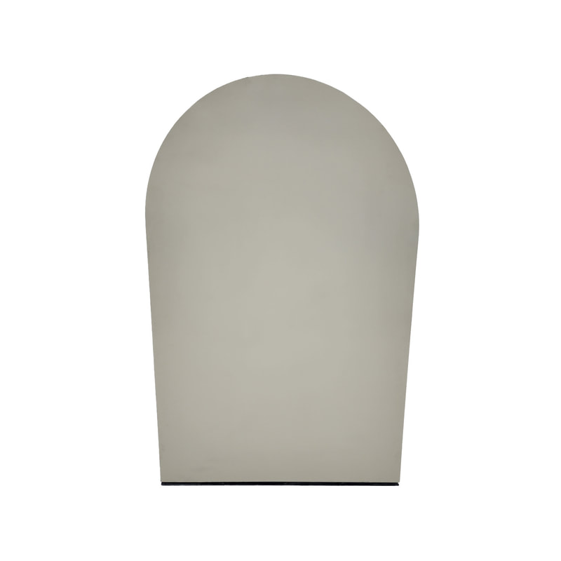 P-PZ103-BE 180cm high Type 3 dark beige wall panel with full curve