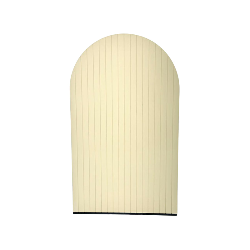 P-PZ104-BE 150cm high Type 4 beige wall panel with full curve, matt finish