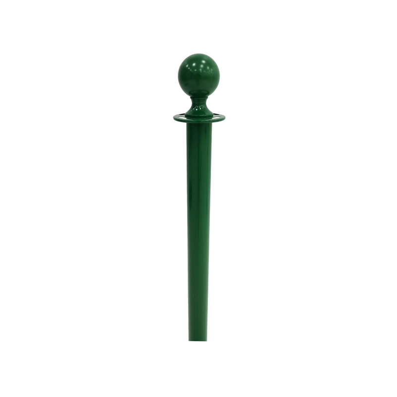P-RP801-GR Green metal stanchion post (excluding rope)
