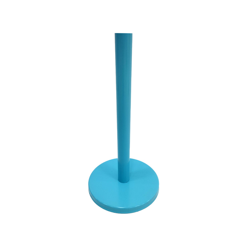 P-RP801-TR Turquoise metal stanchion post (excluding rope)