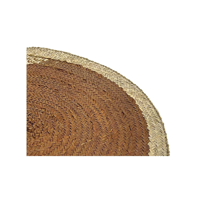 P-RU801-JT 86cm Omar round woven jute rug