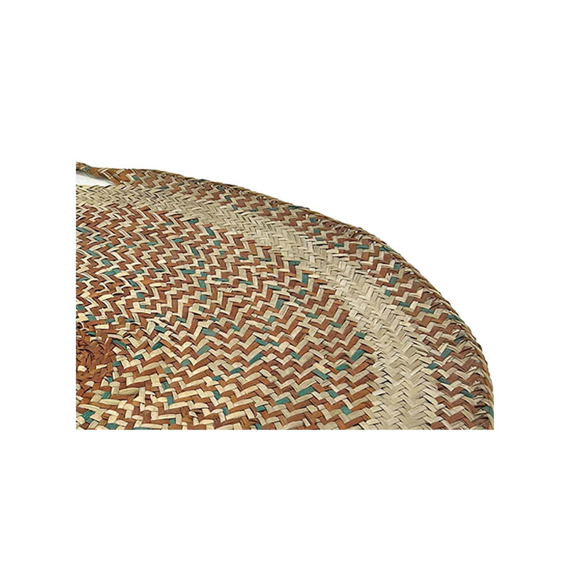 P-RU802-JT 94cm Abbas round woven jute rug