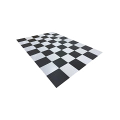 Theme Flooring - Checker - Black + White ​P-RU803-BW