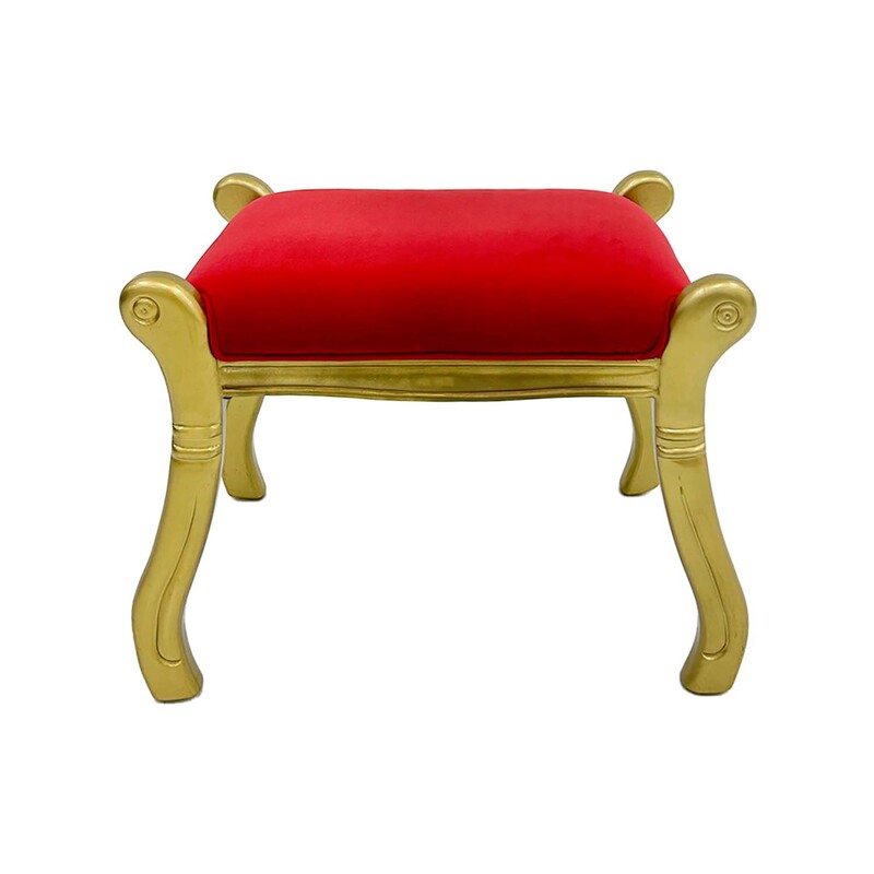 P-ST802-RE Foot stool for Santa's throne