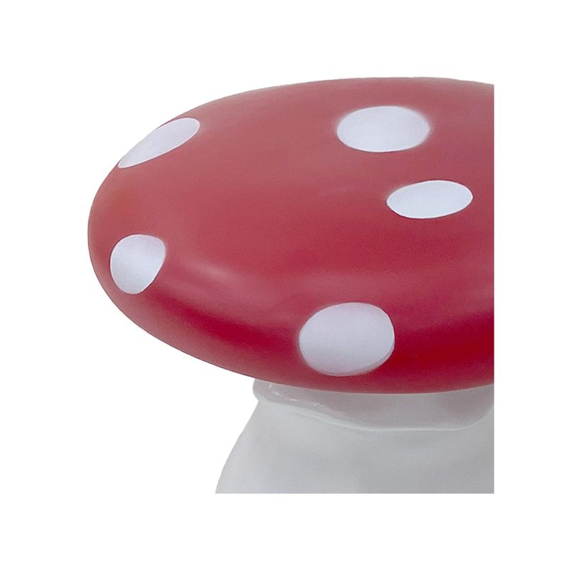 P-ST803-RE Toadstool seat painted in red shades