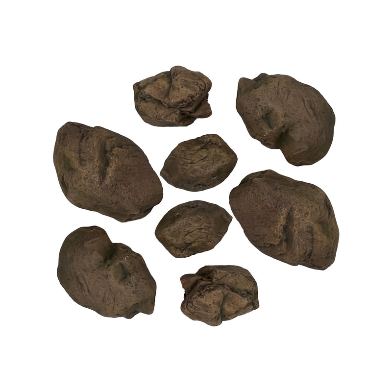 P-SY113-BD Type 8 10cm - 72cm decorative rock set of 8