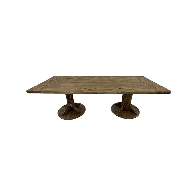 P-TA801-NW Montana natural wood table