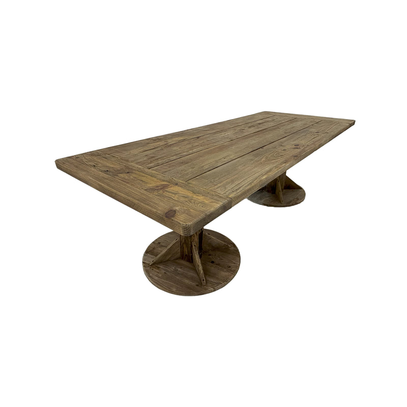 P-TA801-NW Montana natural wood table