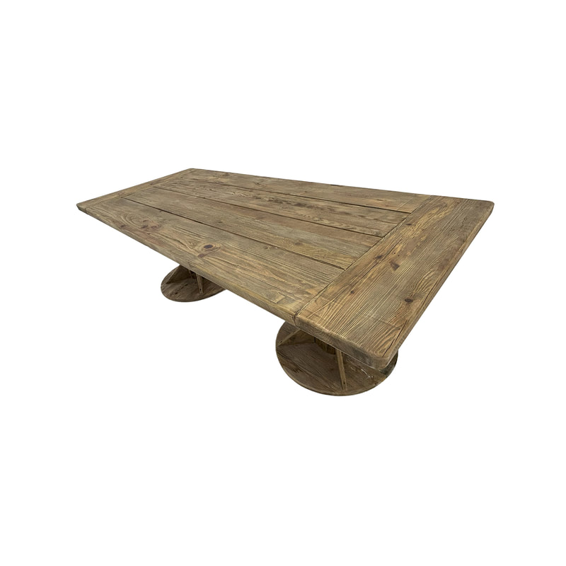 P-TA801-NW Montana natural wood table