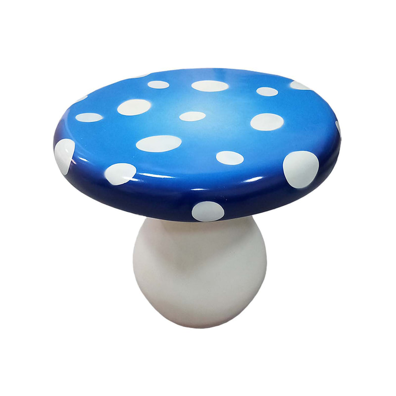 P-TA803-DB Toadstool Table in dark blue