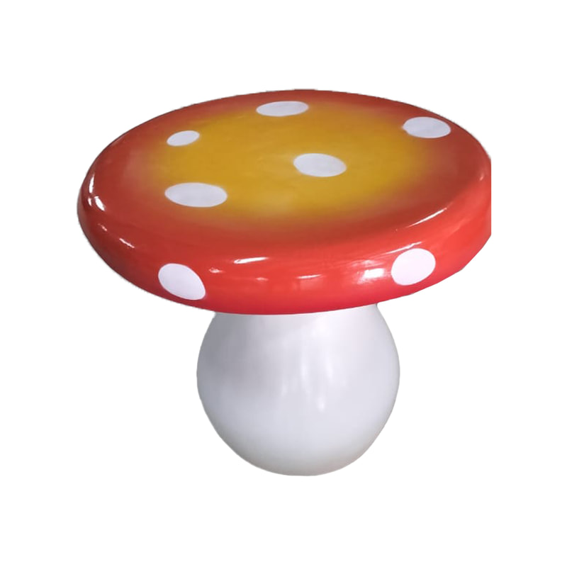 P-TA803-OR Toadstool Table in orange