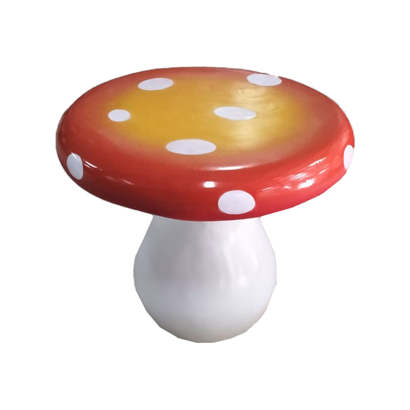 P-TA803-OR Toadstool Table in orange