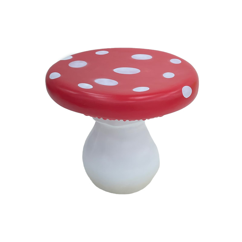 P-TA803-RE Toadstool Table in red