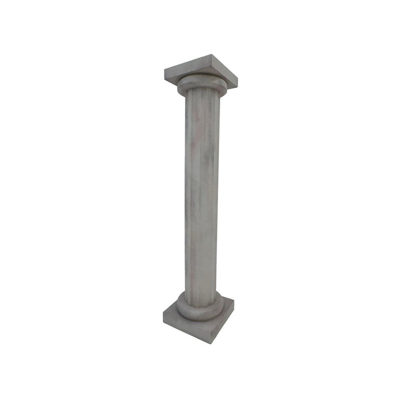 P-TC802-PW 180cm Roman coloumn with base