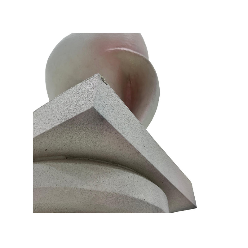 P-TC803-PW 240cm Roman column with shell