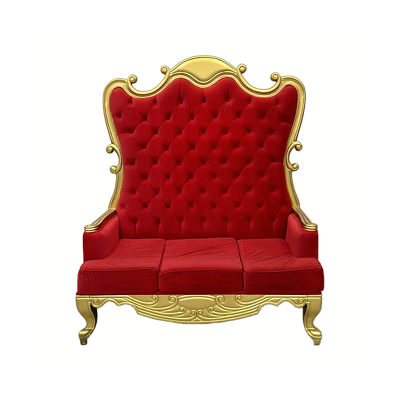 P-TH103-RE Nicholas red and gold throne
