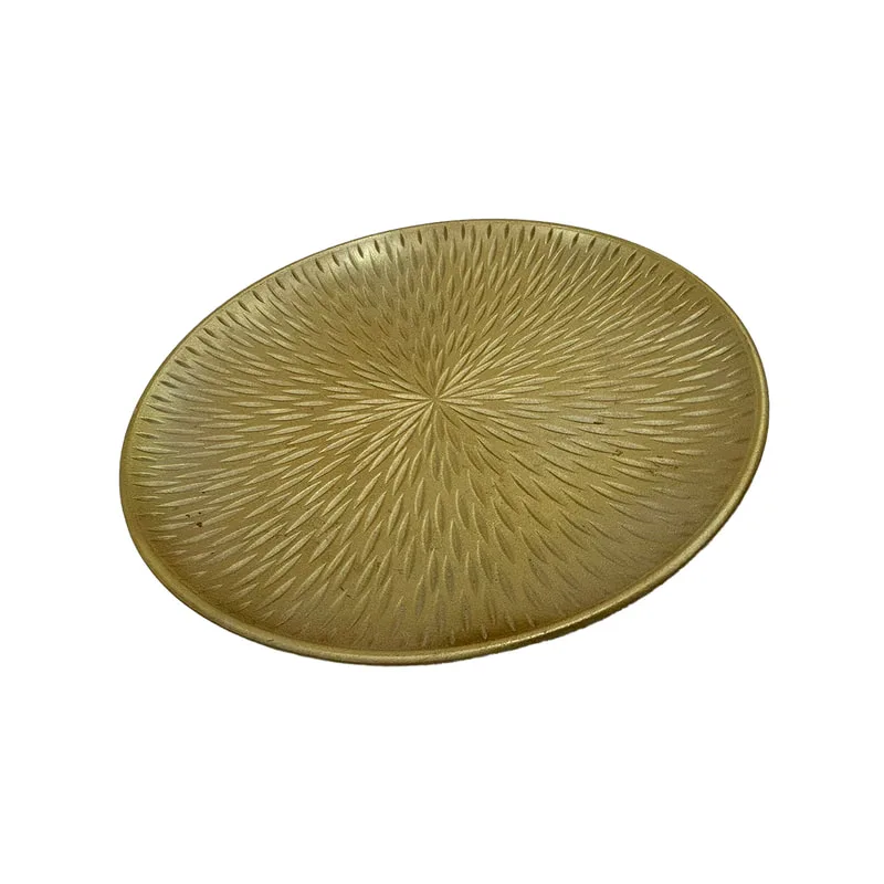 Jamila Tray - 40cm - Gold P-TY104-GD
