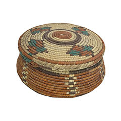 Jute Basket - 15cm - Multicoloured P-BA111-MC