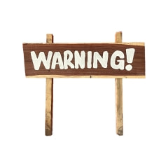 Wooden Sign - Type 2  ​P-DG103-NW