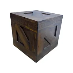 Small Crate - 50cm - Dark Wood P-BA216-DW