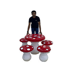 Toadstool Seating - Red P-PK803-RE