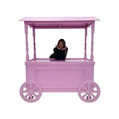 Market Cart - Type 1 - Pink + Gold  ​P-MO101-PG