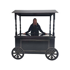 Market Cart - Type 1 - Black + Gold  ​P-MO101-BG