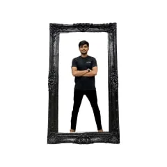 Baroque Frame - Black ​P-FD801-BL