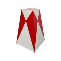 Circus Plinth - Type 1 - Red + White P-PN814-RW