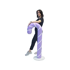 Candy Cane - 125cm - Purple P-PH104-PR