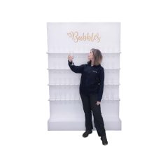 Bubbles Drinks Wall - White ​P-PV101-WH