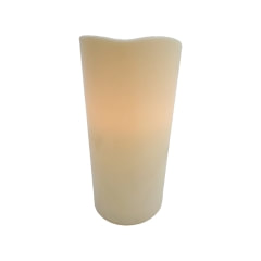 LED Candle - 16cm - Cream ​P-LQ106-CR