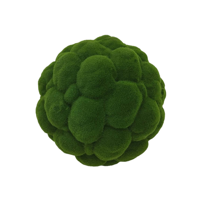 P-BM106-NL 35cm dia 'nearly natural' moss ball