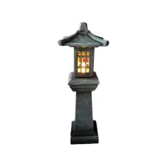 Stone Outdoor Lantern - Grey Stone P-LN106-GY