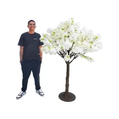 Cherry Blossom Tree - 1.8m - White  P-AT108-WH
