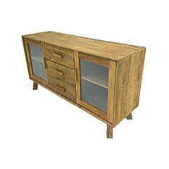 Montana Console - Natural Wood  P-CN801-NW