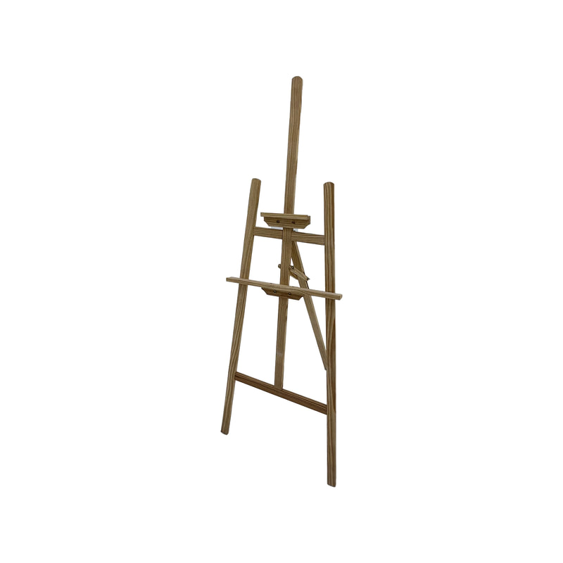 P-ES103-NW 84cm type 3 thin natural wooden easel